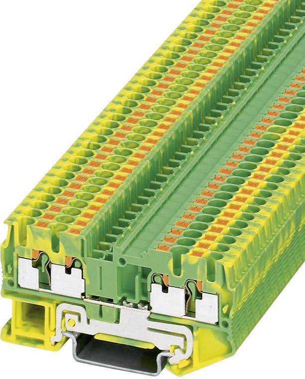 PHOENIX CONTACT Push-In Schutzleiterklemme PT-PE PT 2,5-QUATTRO-PE Phoenix Contact Grün-Gelb Inhalt: