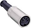 Lumberg 0122 08-1 DIN-Rundsteckverbinder Buchse, gerade Polzahl: 8 Silber 1 St.