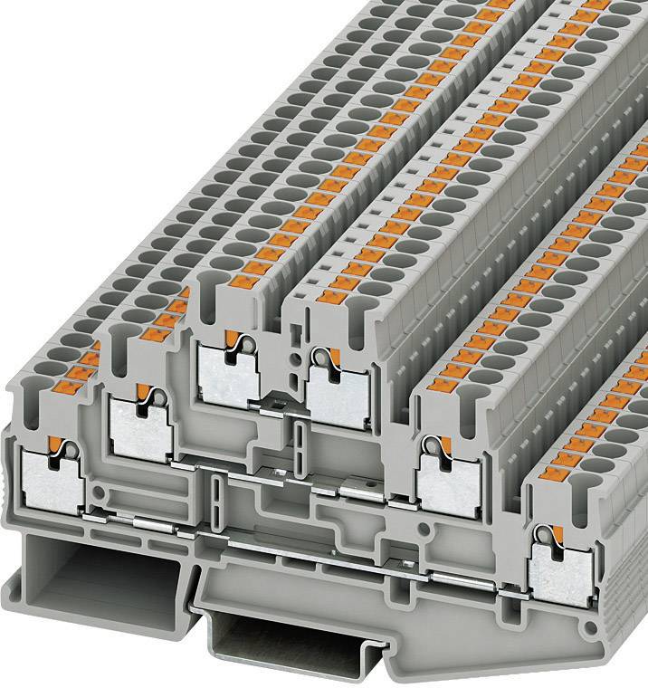 Bloc de jonction à plusieurs étages Contenu: 1 pc(s) Phoenix Contact PT 2,5-3L BU 3210509