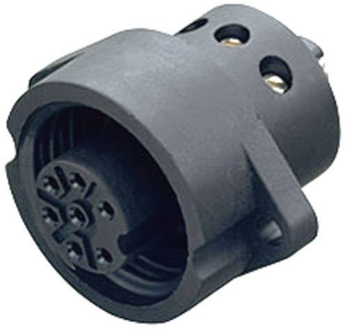 Binder 09-0220-00-07 F Panel Mnt 6+PE Pin with Screw Termination