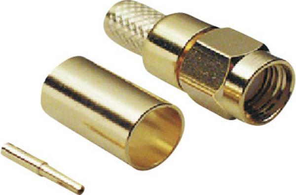 BKL Electronic 0409078 0409078 SMA-Reverse-Steckverbinder Stecker, gerade 50 Ω 1 St.
