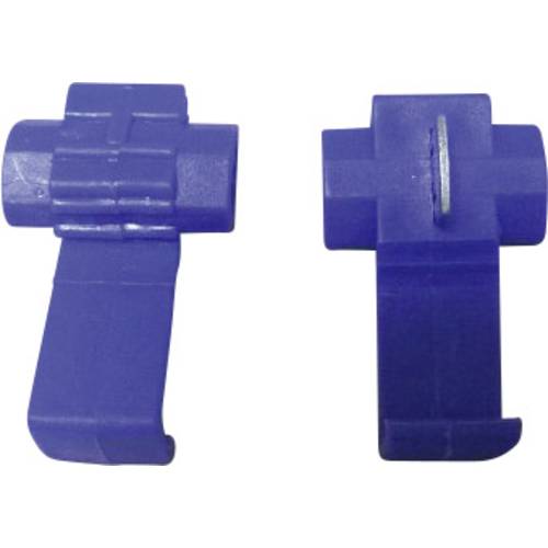 Thumbnail - TRU COMPONENTS Schnellklemmverbinder flexibel: 1-2.5 mm² starr: 1-2.5 mm² Polzahl: 2 Blau 5 St.