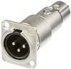 Neutrik NA3MDF XLR-Adapter XLR-Stecker - XLR-Buchse 1 St.