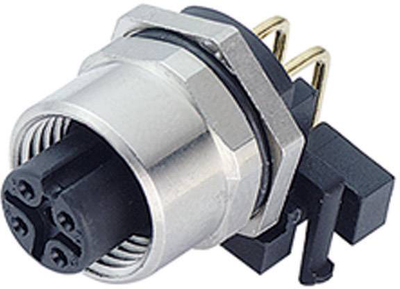 BINDER Sensor-/Aktor-Steckverbinder M12, Schraubverschluss,gewinkelt Pole: 4 99-3432-202-04 Binder I