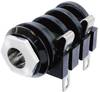 Neutrik NMJ4HC-S Klinken-Steckverbinder 6.35 mm Buchse, Einbau horizontal Polzahl: 2 Mono Schwarz 1 St.