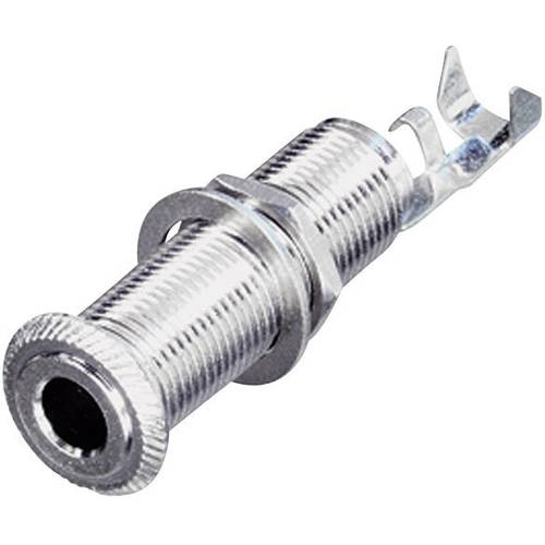 Thumbnail - Rean AV NYS2202 Klinken-Steckverbinder 6.35 mm Buchse, Einbau horizontal Polzahl: 2 Mono Silber 1 St.