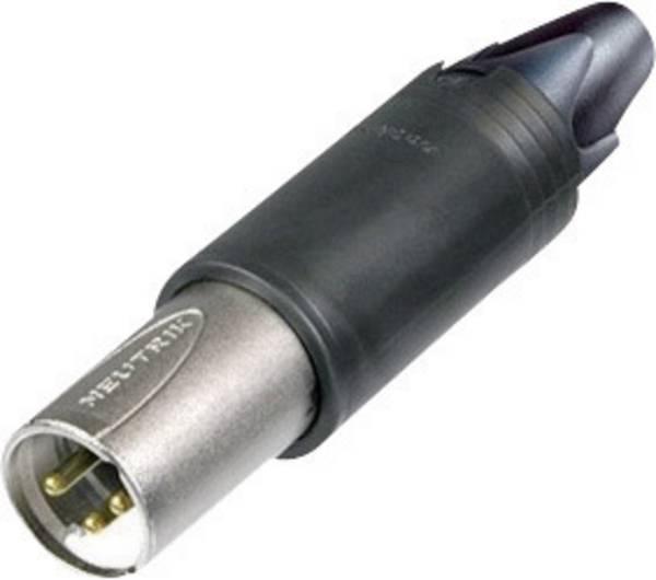 Neutrik NC3FM-C XLR-Steckverbinder Stecker, gerade, Buchse, gerade Polzahl: 3 Silber 1 St.