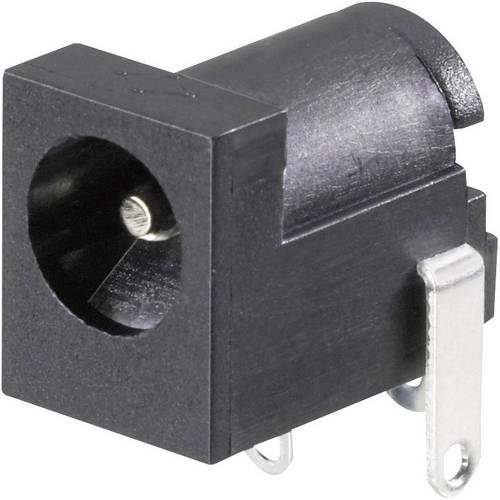 Thumbnail - Conrad Components Niedervolt-Steckverbinder Buchse, Einbau horizontal 6.3 mm 2.5 mm 1 St.
