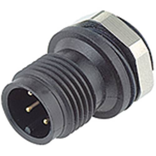 binder 09-0431-81-04 Sensor-/Aktor-Einbausteckverbinder M12 Stecker, gerade Polzahl Sensoren: 4 1 St.