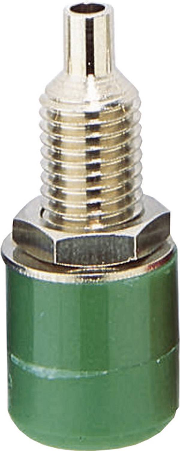 BKL Electronic 072309 Laborbuchse Buchse, Einbau vertikal Stift-Ø: 4 mm Grün 1 St. Piece