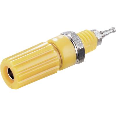 TRU COMPONENTS TC-R1-9 Yellow Polklemme Gelb 10 A 1 St. 