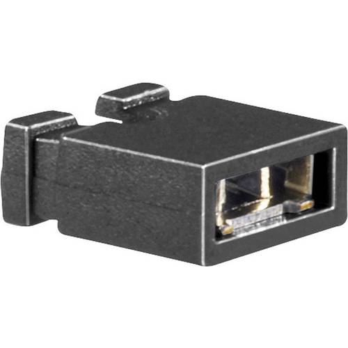 TRU COMPONENTS 1582227 Kurzschlussbrücke Rastermaß: 2.54 mm Polzahl je Reihe:2 Inhalt: 1 St.