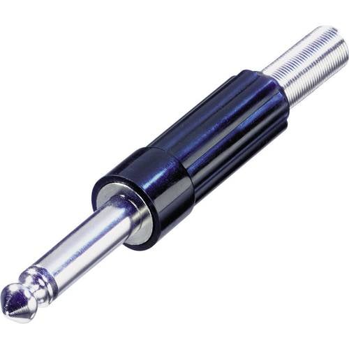 Rean AV NYS203 Klinken-Steckverbinder 6.35 mm Stecker, gerade Polzahl: 2 Mono Silber, Schwarz 1 St.