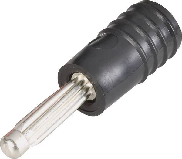 Schnepp ÜS 4020 sw Übergangsstecker Stecker 4 mm - Buchse 2 mm Schwarz 1 St.