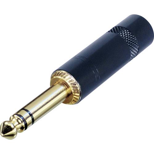 Rean AV NYS228BG Klinken-Steckverbinder 6.35 mm Stecker, gerade Polzahl: 3 Stereo Schwarz 1 St.