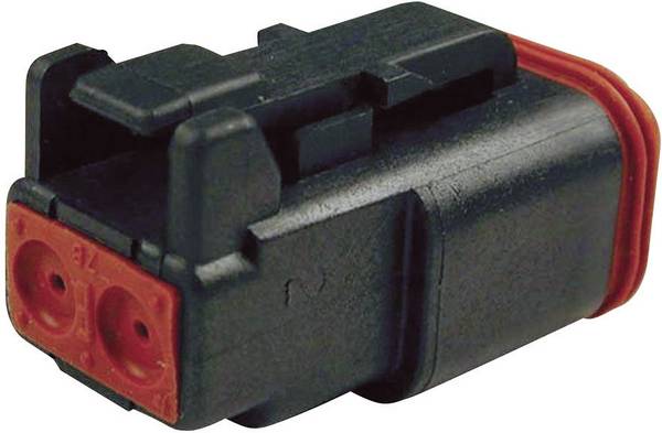TE Connectivity DT06-2S Rundstecker Buchse, gerade Gesamtpolzahl: 2 Serie (Rundsteckverbinder): DT 1 St.