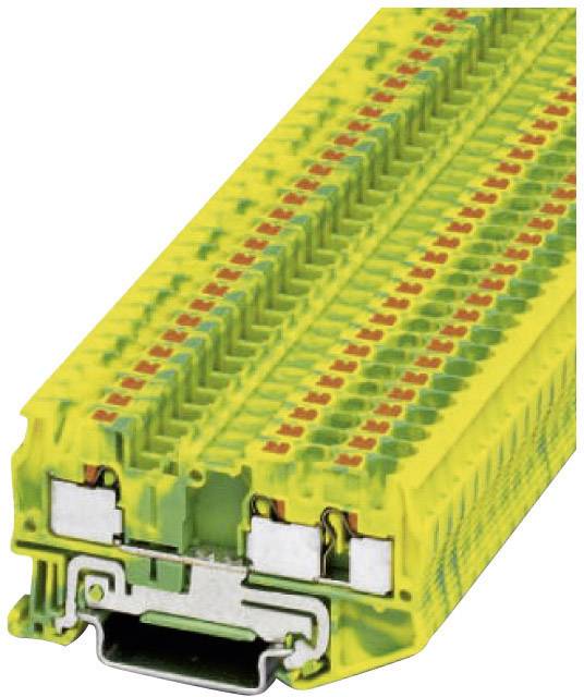 PHOENIX CONTACT Push-In Schutzleiterklemme PT-PE PT 4-TWIN-PE Phoenix Contact Grün-Gelb Inhalt: 1 St