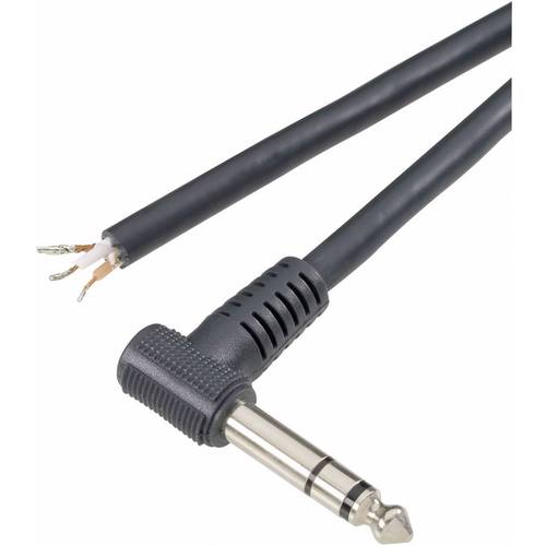Thumbnail - TRU COMPONENTS 1578803 Klinken-Steckverbinder 6.35 mm Stecker, gewinkelt Polzahl: 2 Mono Schwarz 1 St.