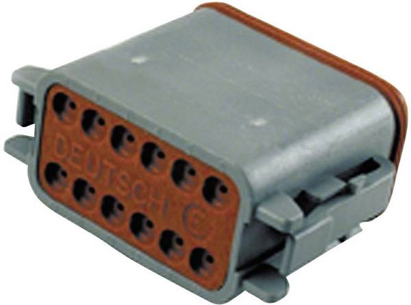 TE Connectivity DT 06-12 SA-CE06 Rundstecker Buchse, gerade Gesamtpolzahl: 12 Serie (Rundsteckverbinder): DT 1 St.