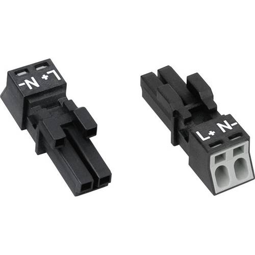 WAGO 890-242 Netz-Steckverbinder WINSTA MINI Buchse, gerade Gesamtpolzahl: 2 16 A Grau 1 St.