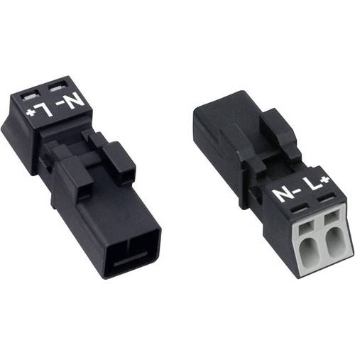 Thumbnail - WAGO 890-252 Netz-Steckverbinder WINSTA MINI Stecker, gerade Gesamtpolzahl: 2 16 A Grau 1 St.