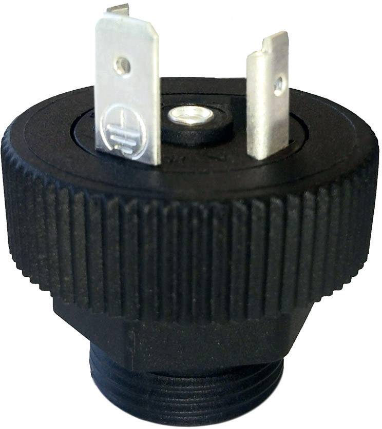 HTP Ventilstecker BGRN Schwarz BGRN02000-PG11 Pole:2 + PE HTP Inhalt: 1 St.