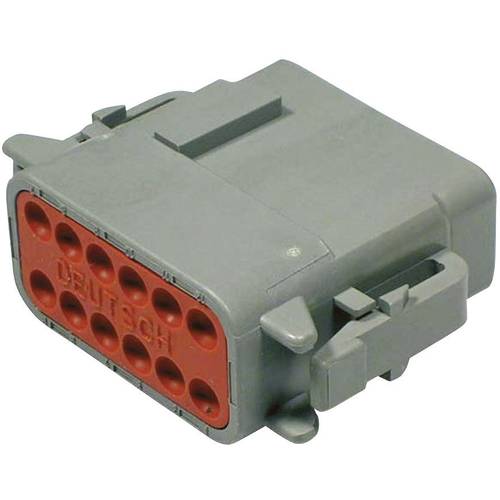 TE Connectivity DTM 06-12 SA Rundstecker Stecker, gerade Gesamtpolzahl: 12 Serie (Rundsteckverbinder): DTM 1 St.