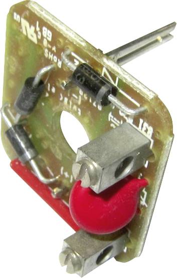 PE HTP Inhalt Ventilstecker mit Brückengleichrichter Grau G1GU2RV1 Pole:2 1 S