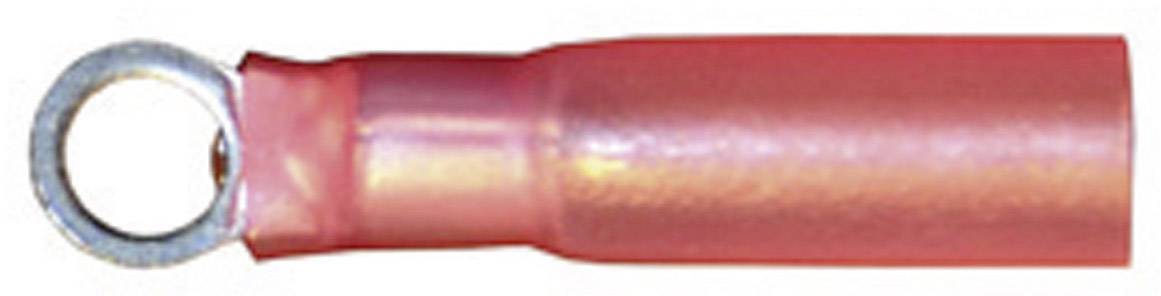 VOGT Ringkabelschuh mit Schrumpfschlauch Querschnitt (max.)=1 mm² Loch-Ø=6.5 mm Teilisoliert Rot Vog