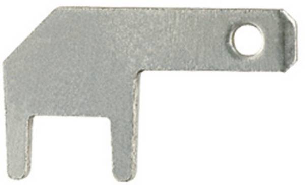 Klauke 2025 Steckzunge zum Einlöten in gedruckte Schaltungen Steckbreite: 2.8 mm Steckdicke: 0.8 mm 90 ° Unisoliert Metall 1 St.