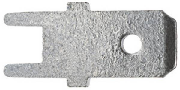 Klauke 2030 Steckzunge zum Einlöten in gedruckte Schaltungen Steckbreite: 6.3 mm Steckdicke: 0.8 mm 180 ° Unisoliert Metall 1 St.
