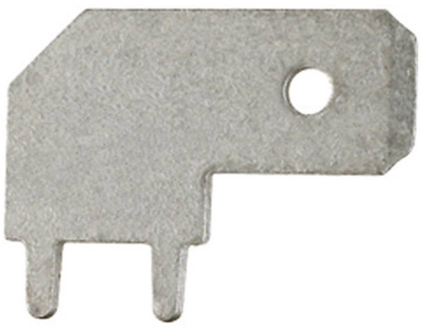 Klauke 2035 Steckzunge zum Einlöten in gedruckte Schaltungen Steckbreite: 6.3 mm Steckdicke: 0.8 mm 90 ° Unisoliert Meta