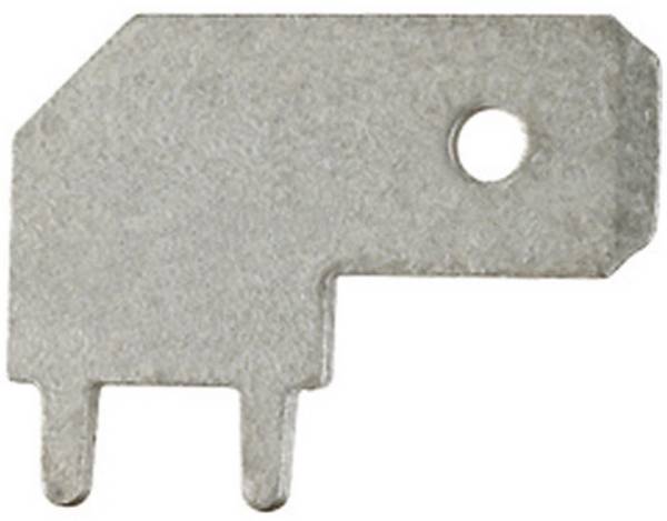 Klauke 2035 Steckzunge zum Einlöten in gedruckte Schaltungen Steckbreite: 6.3 mm Steckdicke: 0.8 mm 90 ° Unisoliert Metall 1 St.