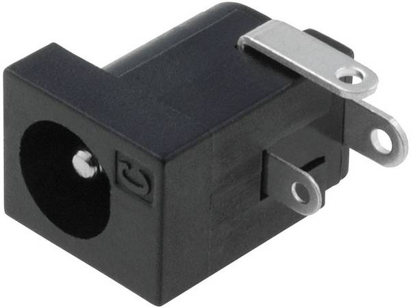 Cliff DC-10A Niedervolt-Steckverbinder Buchse, Einbau horizontal 6.3 mm 2.1 mm 1 St.