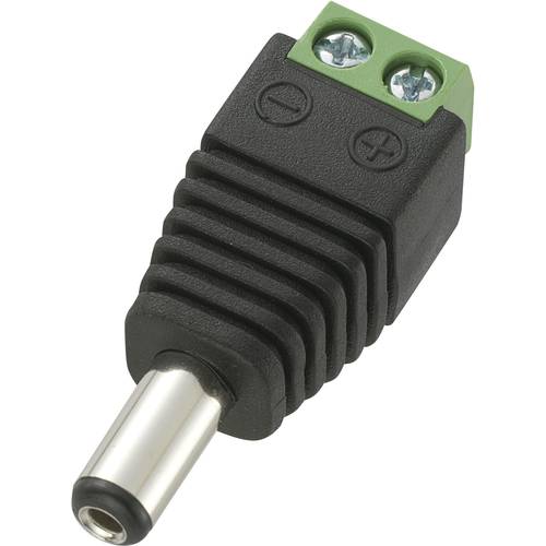 Thumbnail - TRU COMPONENTS DC14-M Niedervolt-Steckverbinder Stecker, gerade 5.5 mm 2.1 mm 1 St.