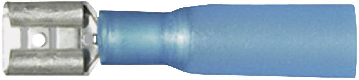 VOGT Flachsteckhülse mit Schrumpfschlauch Steckbreite: 6.3 mm Steckdicke: 0.8 mm 180 ° Teilisoliert