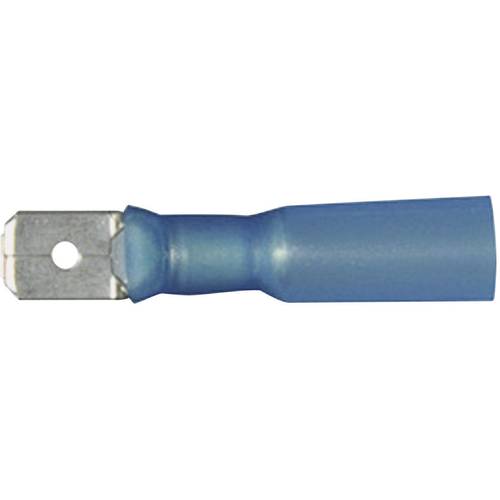 Vogt Verbindungstechnik 3911h Flachstecker mit Schrumpfschlauch Steckbreite: 6.3 mm Steckdicke: 0.8 mm 180 ° Teilisolier...