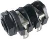 Cliff CL1160A Klinken-Steckverbinder 6.35 mm Buchse, Einbau horizontal Polzahl: 2 Mono Schwarz 1 St.