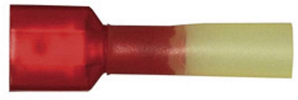 Vogt Verbindungstechnik 3959sh Flachstecker mit Schrumpfschlauch Steckbreite: 6.3 mm Steckdicke: 0.8 mm 180 ° Vollisoliert Rot 1 St.