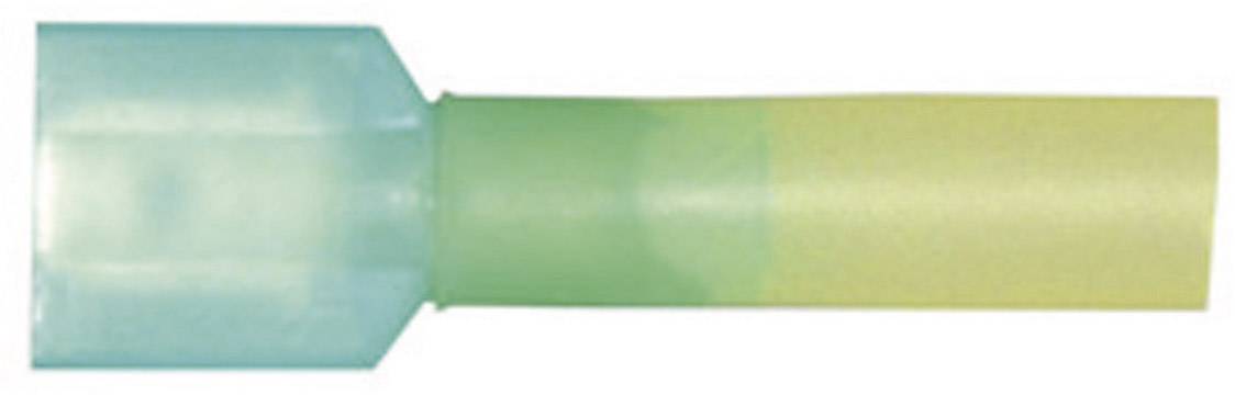 VOGT Flachstecker mit Schrumpfschlauch Steckbreite: 6.3 mm Steckdicke: 0.8 mm 180 ° Vollisoliert Bla