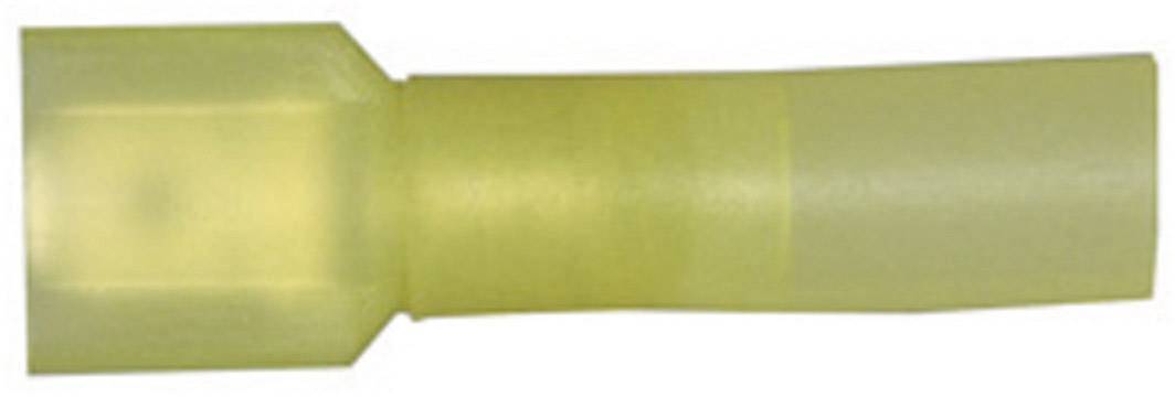 VOGT Flachstecker mit Schrumpfschlauch Steckbreite: 6.3 mm Steckdicke: 0.8 mm 180 ° Vollisoliert Gel