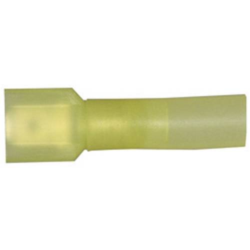 Vogt Verbindungstechnik 3972sh Flachstecker mit Schrumpfschlauch Steckbreite: 6.3 mm Steckdicke: 0.8 mm 180 ° Vollisolie...