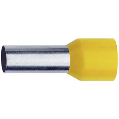 Klauke 47512 Aderendhülse 6 mm² Teilisoliert Gelb 100 St. 