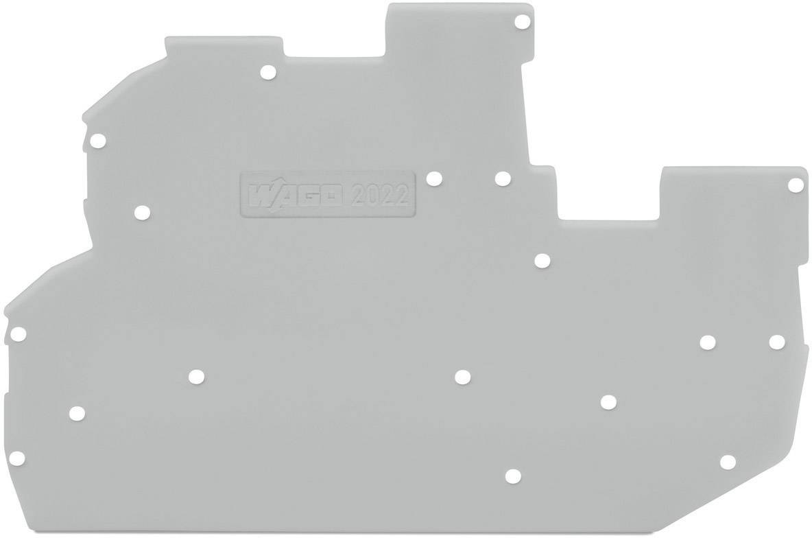 WAGO 2022-2291 Abschluss- und Trennplatte Grau 1 St.