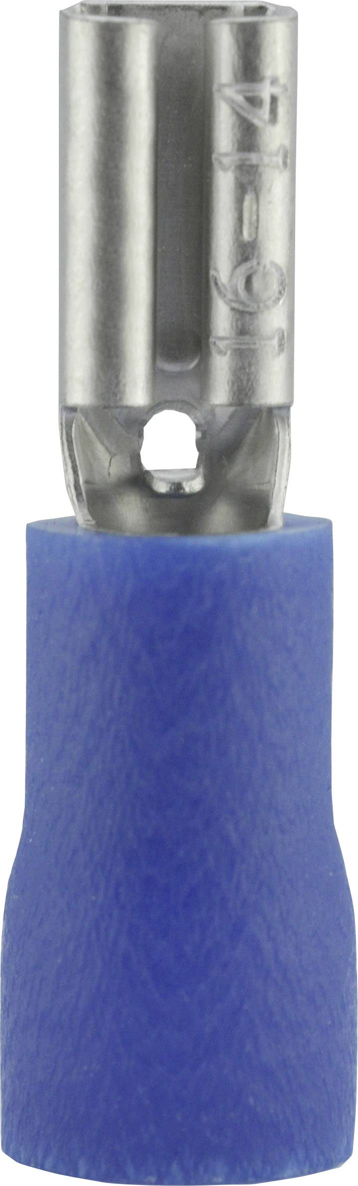 VOGT Flachsteckhülse Steckbreite: 2.8 mm Steckdicke: 0.8 mm 180 ° Teilisoliert Blau Vogt Verbindungs