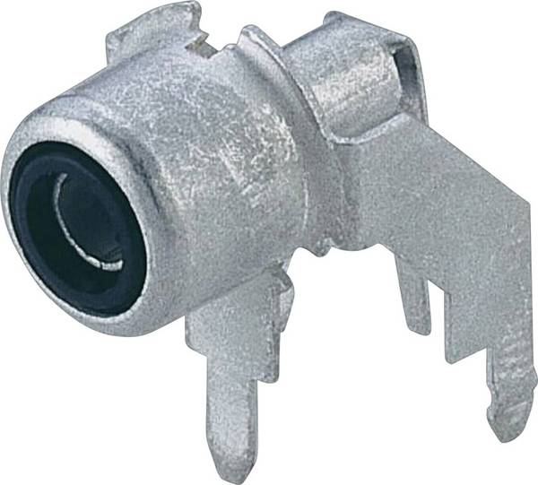 Hirschmann 930 092-000 Cinch-Steckverbinder Buchse, Einbau horizontal Polzahl: 2 Silber 1 St.