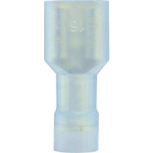 Vogt Verbindungstechnik 3966S Flachsteckhülse Steckbreite: 6.3 mm Steckdicke: 0.8 mm 180 ° Vollisoliert Blau 1 St.