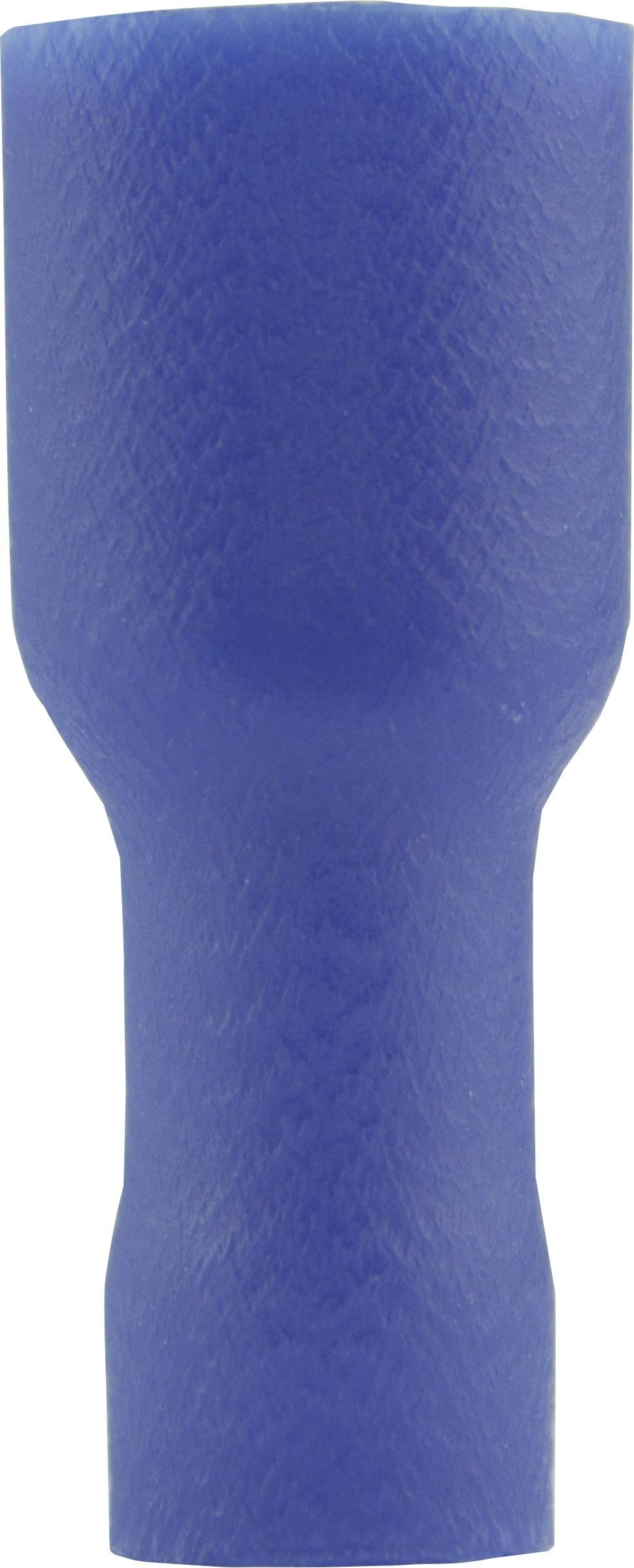 VOGT Flachsteckhülse Steckbreite: 4.8 mm Steckdicke: 0.5 mm 180 ° Vollisoliert Blau Vogt Verbindungs