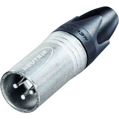 Neutrik NC3MXX XLR-Steckverbinder Stecker, gerade Polzahl (num): 3  Silber 1 St. 