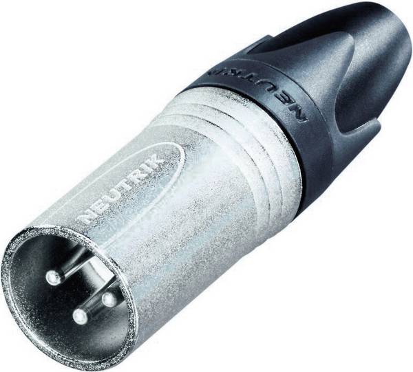 Neutrik NC3MXX XLR-Steckverbinder Stecker, gerade Polzahl: 3 Silber 1 St.